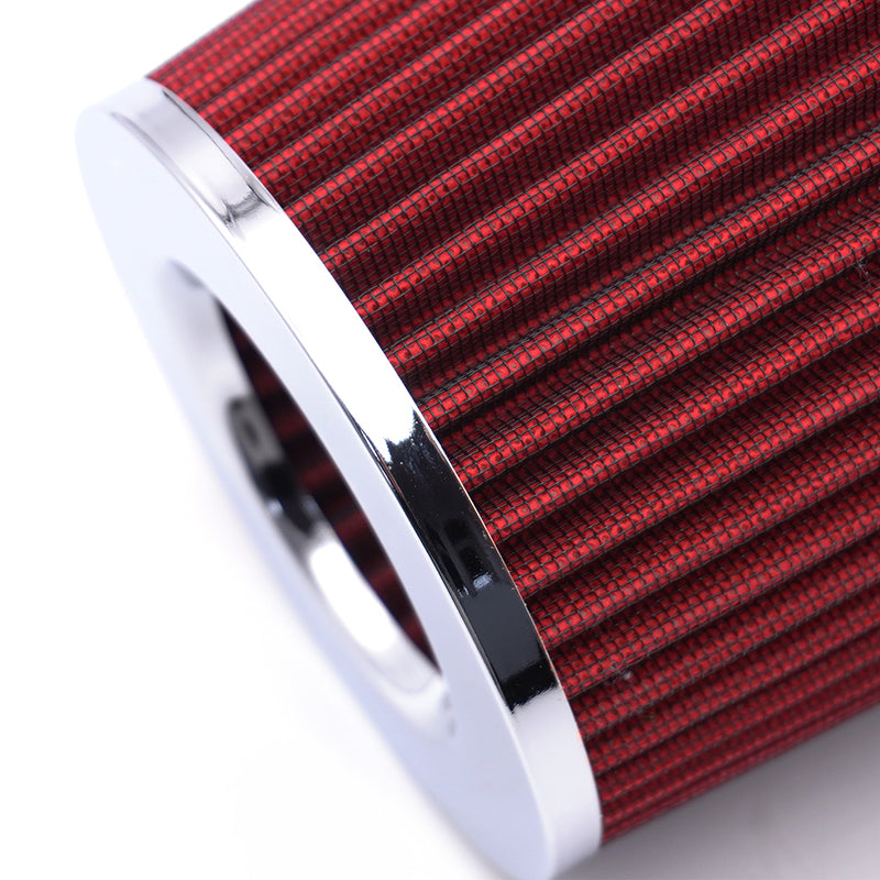 3",3.5",4" Universal Clip-On Air Filters: High-performance, washable filters with a conical shape.