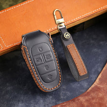 Load image into Gallery viewer, Genuine Leather Key Fob Cover for Hyundai (3-7 Buttons)