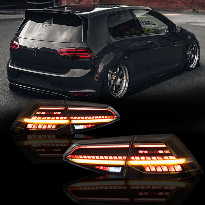 Suitable for Volkswagen Golf MK7 MK7.5 2013-2021 LED Tail Light Assembly