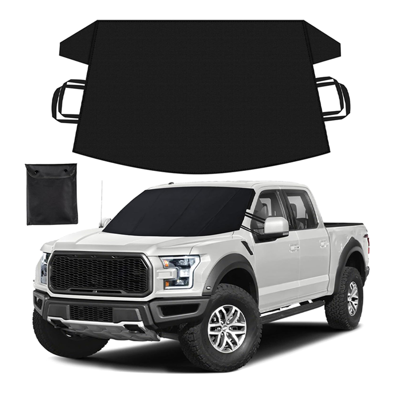 Windshield Cover for Ice and Snow | Heavy Duty 600D Oxford Fabric | Windshield Protector for Cars, SUVs, Trucks | Secure Fit Waterproof Frost Cover