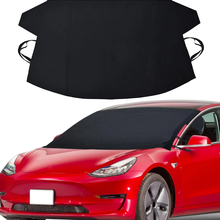 Load image into Gallery viewer, Windshield Cover for Ice and Snow | Heavy Duty 600D Oxford Fabric | Windshield Protector for Cars, SUVs, Trucks | Secure Fit Waterproof Frost Cover