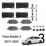 Front Rear Premium Ceramic Disc Brake Pads for Tesla 3 2017-2023 800824000A/800824400B