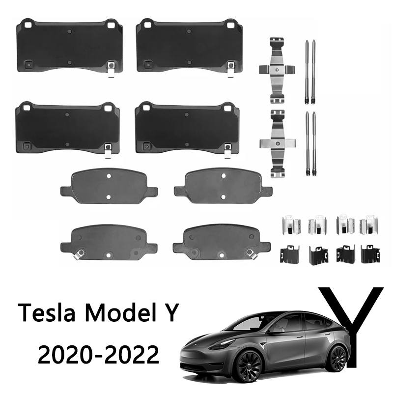 Front Rear Premium Ceramic Disc Brake Pads for Tesla Y 2020-2022 800824000A/800824400B