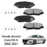 Front Ceramic Brake Pads for Honda Accord 2003-2017 Civic 2012-2021 CR-V 2002-2016