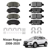 Front & Rear Ceramic Brake Pad For 2008-2022 Nissan Rogue