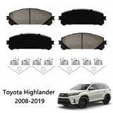 2008-2019 Toyota Highlander Front Ceramic Brake Pads OEM-04465-AZ319