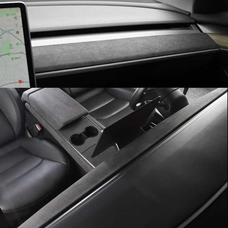 Alcantara Dash Cap Cover for Tesla Model 3/Highland/Y (2016-2024)