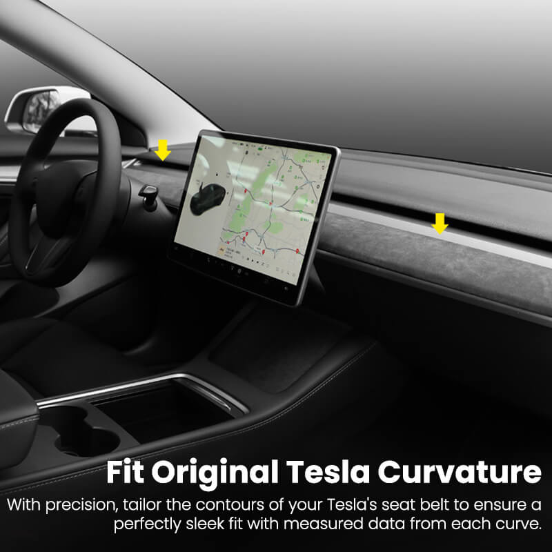 Alcantara Dash Cap Cover for Tesla Model 3/Highland/Y (2016-2024)