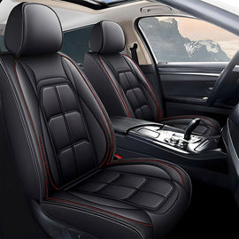 Waterproof Faux Leather Car Seat Covers – 5-Piece Universal Fit for Cars, SUVs & Trucks