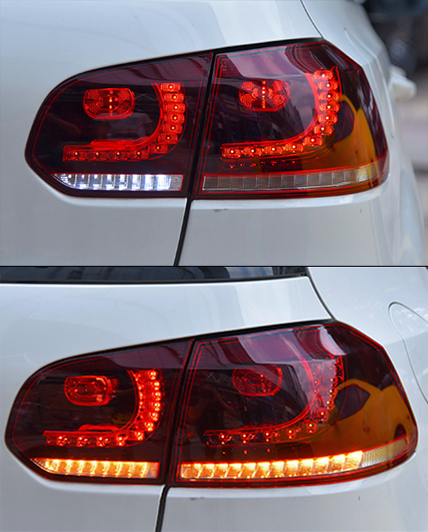 Suitable for VW Golf 6th Gen Mk6 2008-2014 LED Tail Light Assembly