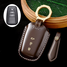 Load image into Gallery viewer, High-End Leather Key Cover with Gift Box, Suitable for Toyota Highlander, Alphard, Previa, and Vellfire