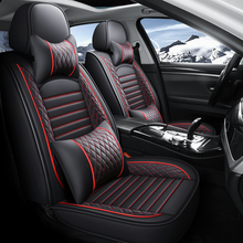 Load image into Gallery viewer, Full-Cover Leather Car Seat Covers – Universal Fit, Luxury Design, Durable &amp; Easy to Clean