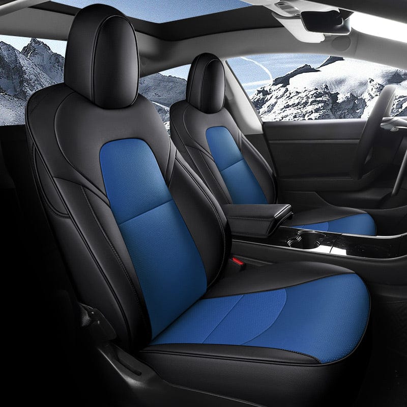 All-Inclusive Customized Tesla Model 3/Highland/Y Alcantara Leather Car Seat Covers Full Set