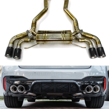 Load image into Gallery viewer, For BMW M5 F90 2018–2021 Titanium Exhaust System with Valve Control – Front &amp; Mid Section Upgrade