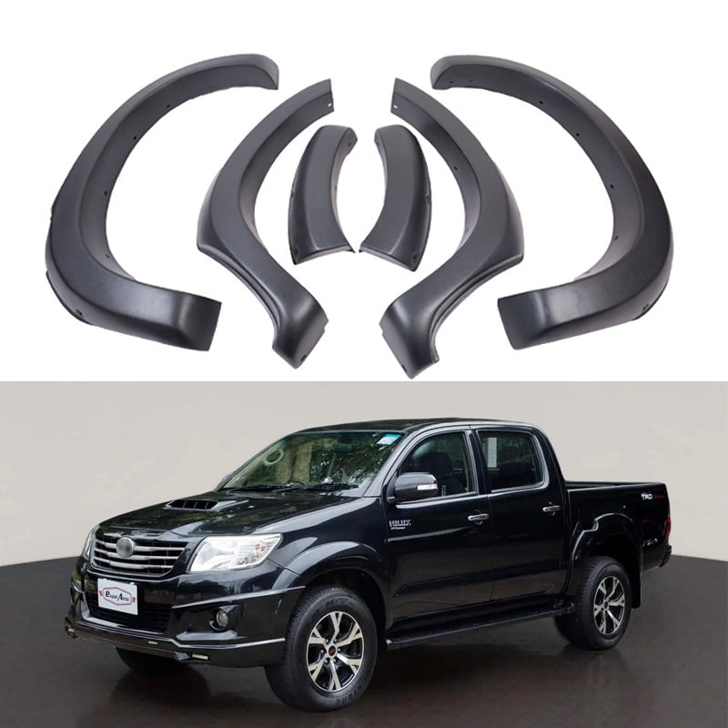 Fender Flares for 2005–20121 Toyota Hilux Revo – Front & Rear, 6-Piece Set