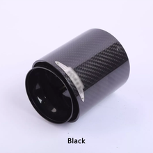 Load image into Gallery viewer, Black Carbon Fiber Exhaust Muffler Tip for Mini Cooper &amp; BMW MINI (R55-R61, F54-F60)