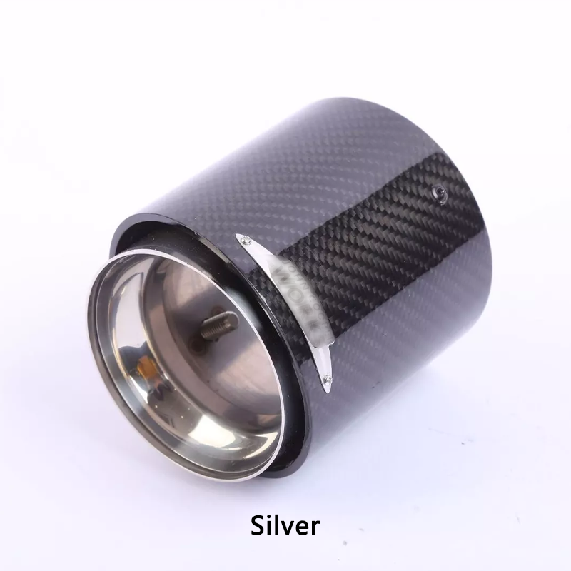 Black Carbon Fiber Exhaust Muffler Tip for Mini Cooper & BMW MINI (R55-R61, F54-F60)