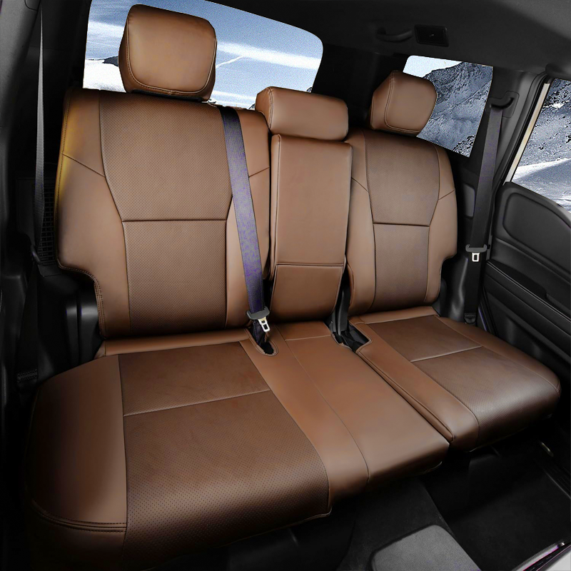 Amancarport Customized Fit for 2008-2025 Toyota Land Cruiser Car Seat Covers Full Set Vehicle Car Seat Protectors