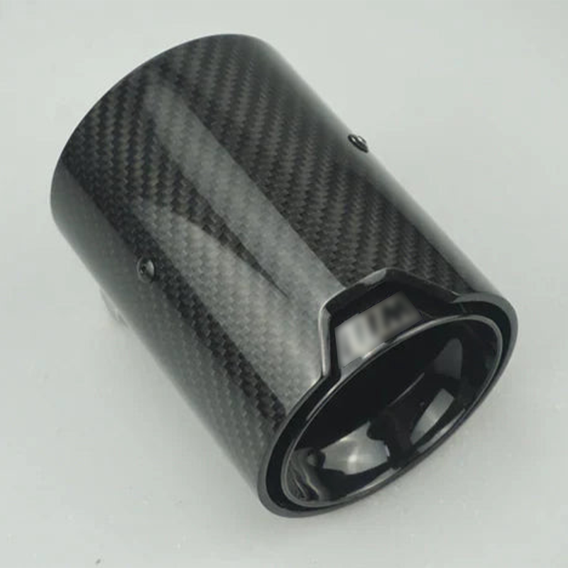 Suitable for BMW M2/M3/M4: New Baked Blue Carbon Fiber Exhaust Tailpipe Decoration