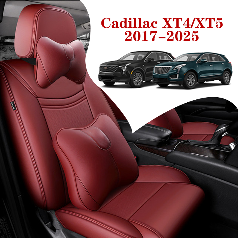 All-Inclusive Custom Cadillac XT4/ XT5 (2017-2025) Leather Car Seat Covers Full Set