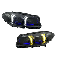 Load image into Gallery viewer, For BMW 5 Series F10 2010-2017 Snake Eyes Style LED Lens Headlights Assembly Upgrade