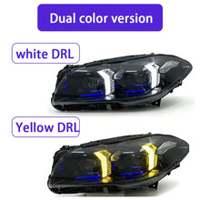 Load image into Gallery viewer, For BMW 5 Series F10 2010-2017 Snake Eyes Style LED Lens Headlights Assembly Upgrade