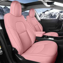 Load image into Gallery viewer, All-Inclusive Customized Tesla Model 3/Highland/Y Alcantara Leather Car Seat Covers Full Set