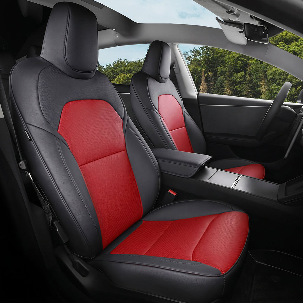 Custom Nappa Leather Seat Covers for Tesla Model 3/Y (Highland/Juniper 2016-2026)