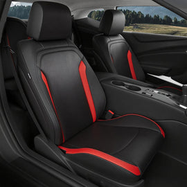 Custom Fit Seat Covers for Chevy Camaro Coupe (LT/LS/RS/SS)(2016-2025) – Full Set, Waterproof Faux Leather