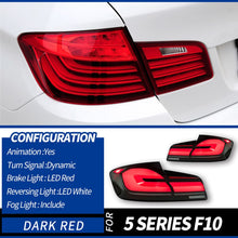 Load image into Gallery viewer, BMW 5 Series F10  Tail Lights with Sequential Turn Signals (2011-2017)