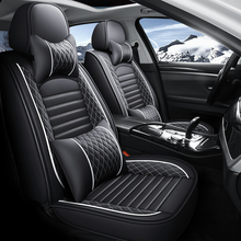 Load image into Gallery viewer, Full-Cover Leather Car Seat Covers – Universal Fit, Luxury Design, Durable &amp; Easy to Clean