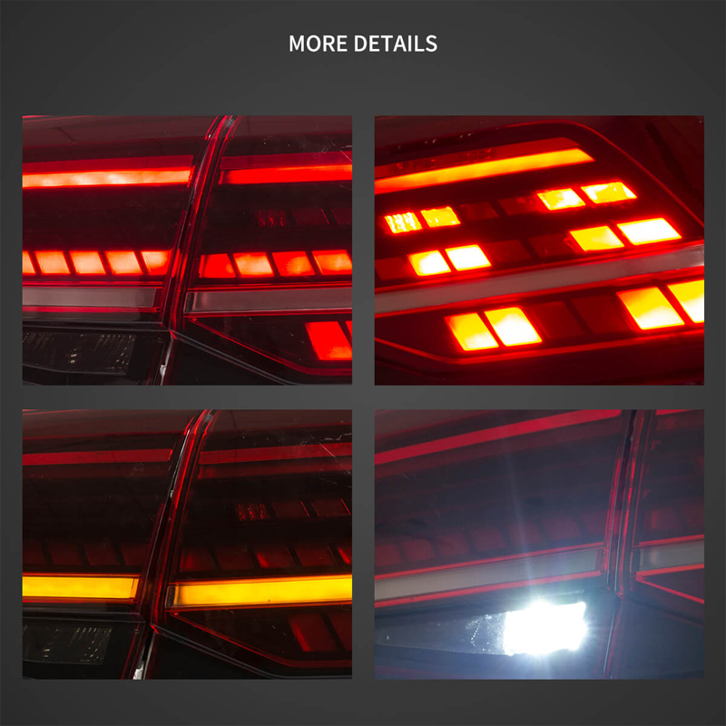 Suitable for Volkswagen Golf MK7 MK7.5 2013-2021 LED Tail Light Assembly