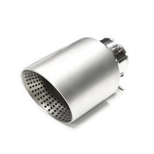 Load image into Gallery viewer, 4 Inch Stainless Steel Exhaust Tip Matte Silver or Black Honeycomb Design Universal Bolt-On