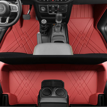 Load image into Gallery viewer, Special for Jeep Wrangler(2018-2024) and Wrangler JK(2013-2017) Floor Mat Fully Surrounded By All-Weather Floor Mat