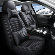 Load image into Gallery viewer, Full-Cover Leather Car Seat Covers – Universal Fit, Luxury Design, Durable &amp; Easy to Clean