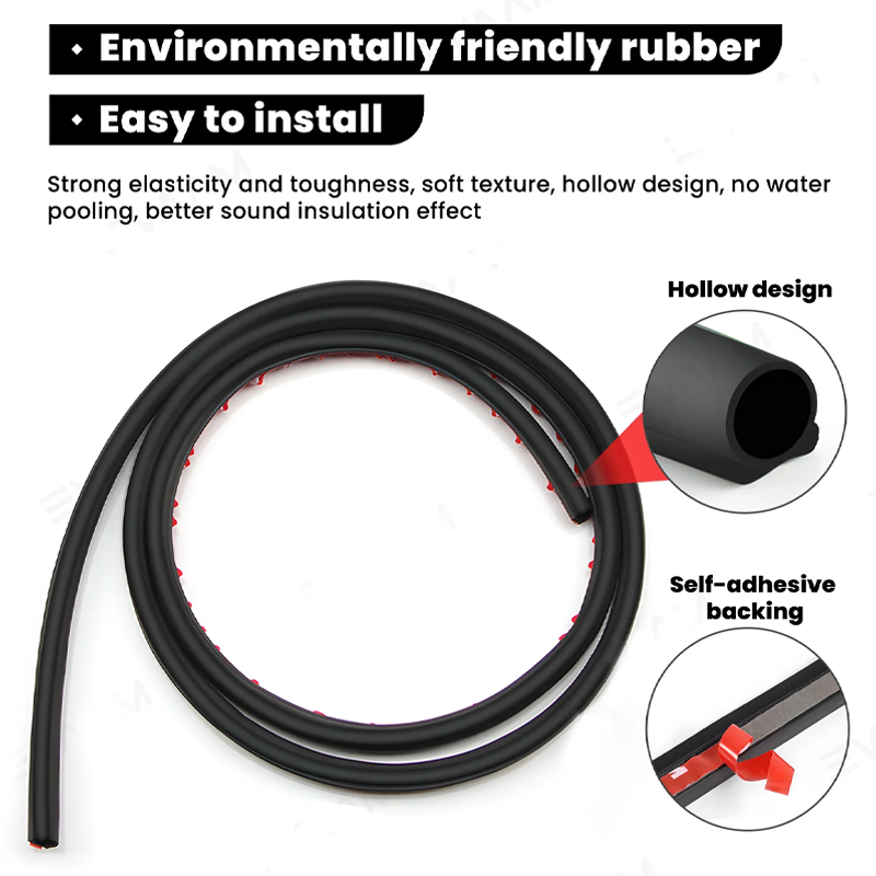 Car Door Seal Kit: Sound-Insulating Rubber for Tesla and Other Popular Models