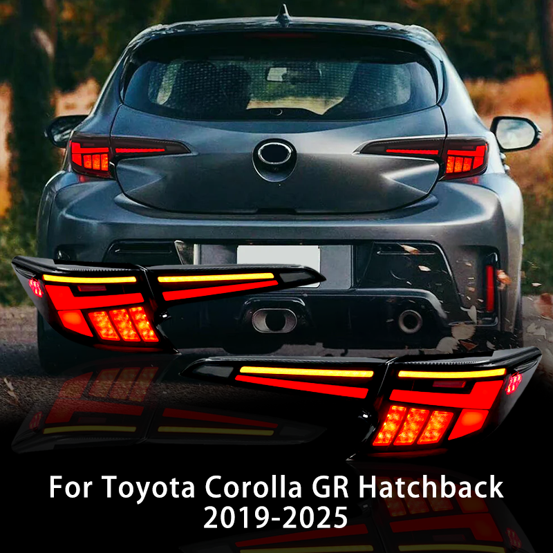 New LED Tail Light Assembly for Toyota Corolla GR Hatchback 2019 2020 2021 2022 2023 2024 2025