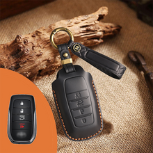 Load image into Gallery viewer, Genuine Leather Key Fob Cover for Toyota