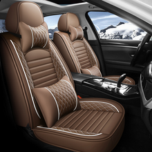 Load image into Gallery viewer, Full-Cover Leather Car Seat Covers – Universal Fit, Luxury Design, Durable &amp; Easy to Clean