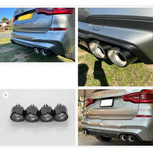 Load image into Gallery viewer, Carbon Fiber Tailpipe With Net Exhaust Tips For BMW X3M X4M M2 M3 M4 - F97 F98 G87 G80 G82 G83