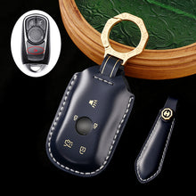 Load image into Gallery viewer, Genuine Cowhide Leather Key Fob Cover for Buick, Car Key Shell Case, Keychain Protector, Fits 3-7 Button Buick Key Fobs