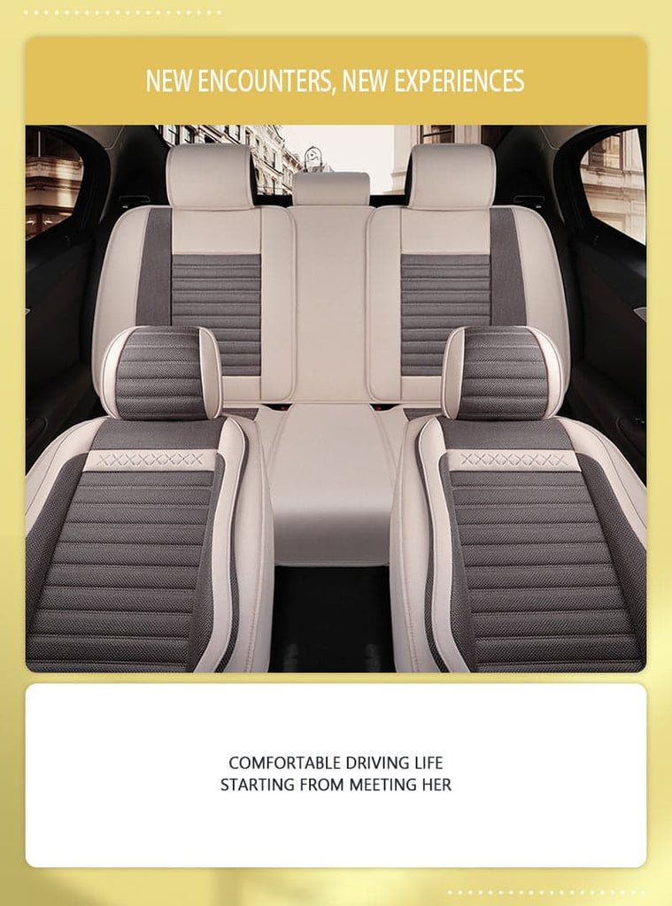 Amancarport Car Seat Cover Is Compatible With Most Cars Full Coverage Breathable Waterproof