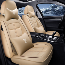 Load image into Gallery viewer, Full Coverage Universal Leather Car Seat Covers Full Set