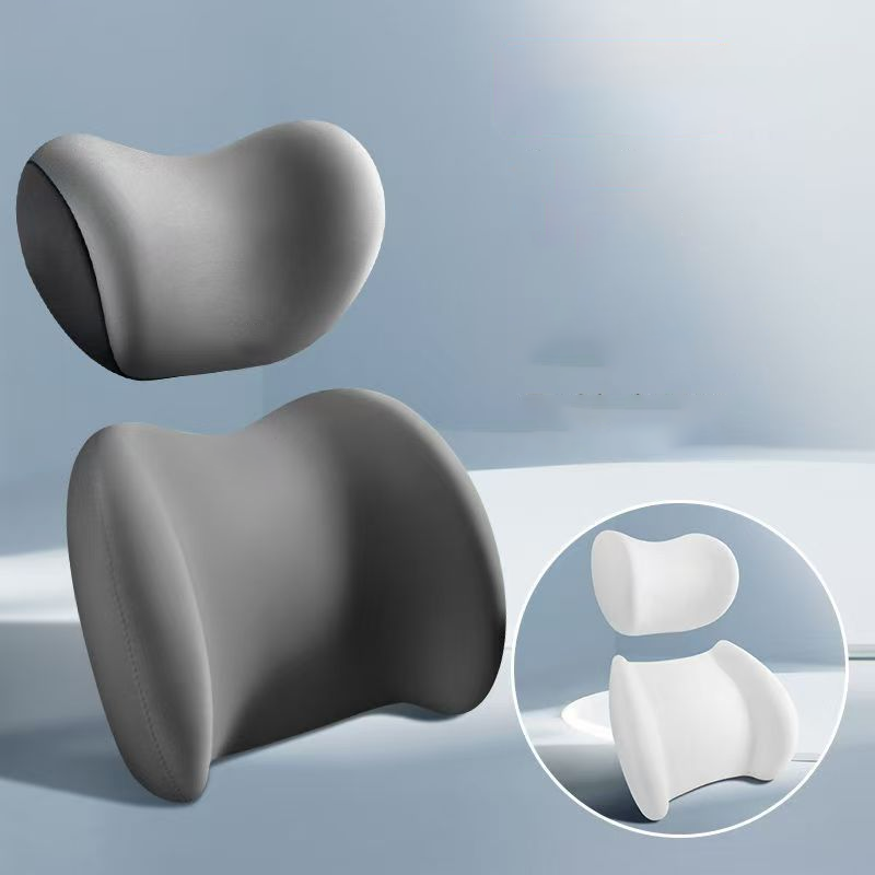 Car Headrest & Lumbar Support Cushion