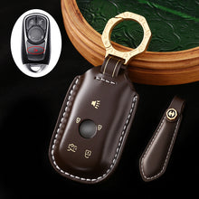 Load image into Gallery viewer, Genuine Cowhide Leather Key Fob Cover for Buick, Car Key Shell Case, Keychain Protector, Fits 3-7 Button Buick Key Fobs