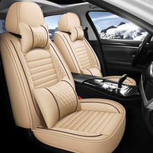 Load image into Gallery viewer, Full-Cover Leather Car Seat Covers – Universal Fit, Luxury Design, Durable &amp; Easy to Clean