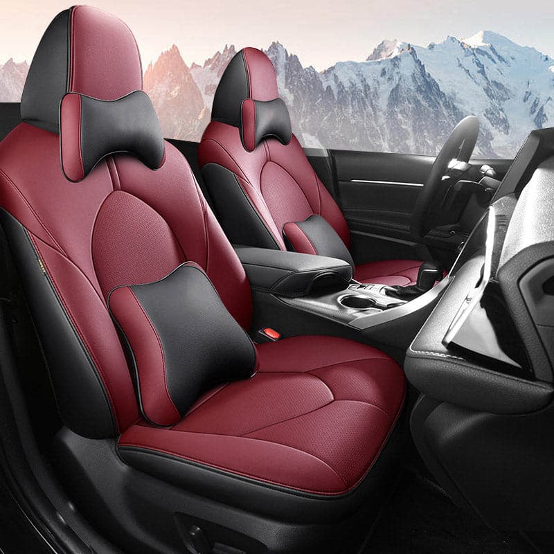 Custom for Toyota Camry(2012-2024)  Leather Car Seat Cover Full Set