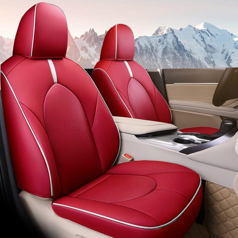 Custom for Toyota Camry(2012-2024)  Leather Car Seat Cover Full Set