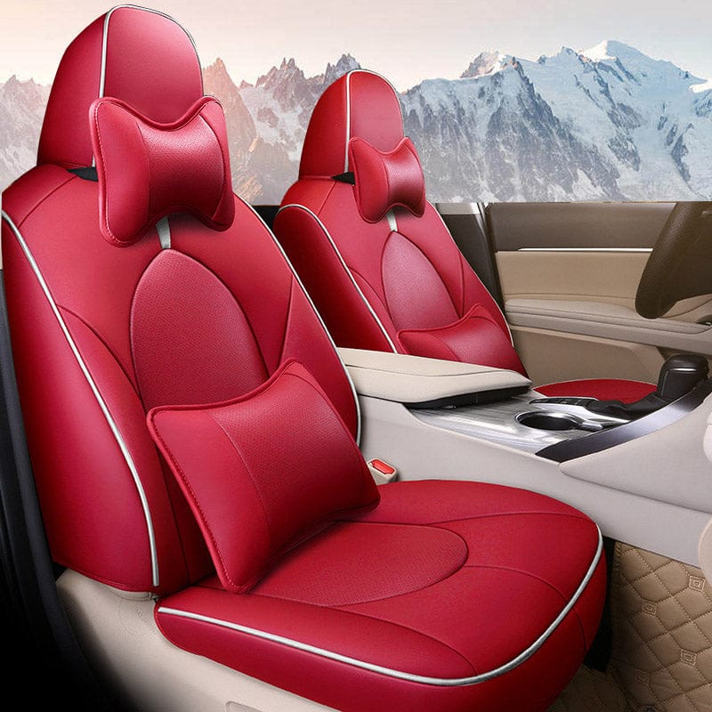 Custom for Toyota Camry(2012-2024)  Leather Car Seat Cover Full Set