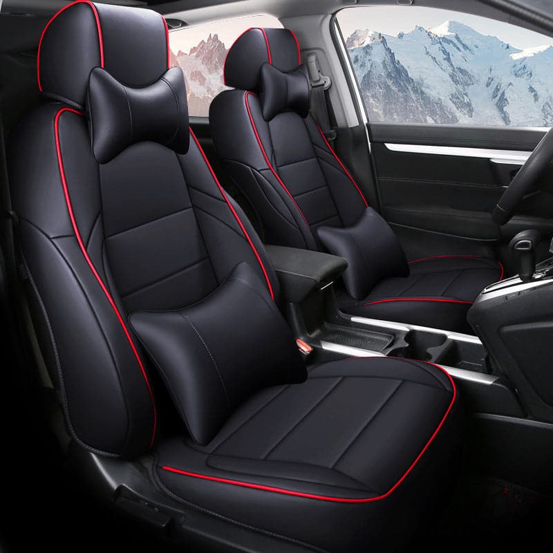 Custom Leather Car Seat Cover Full Set For Honda CRV(2012-2024)